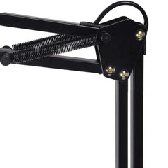 Industrial Desk Lamp Black Adjustable Cylindrical Shade E27