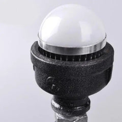 Industrial Pipe Table Lamp E27 Steel Grey