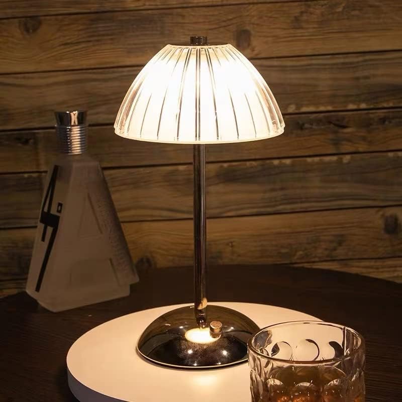 Vintage Italian Desk Lamp Cordless USB Rechargeable 3 Colour Temps Touch Dimmer
