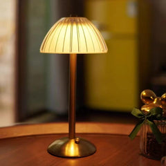 Vintage Italian Desk Lamp Cordless USB Rechargeable 3 Colour Temps Touch Dimmer