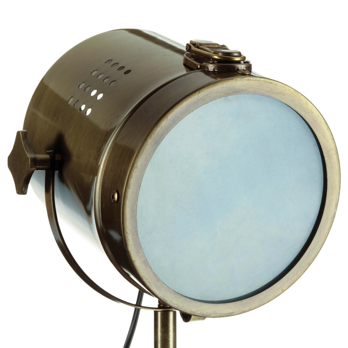 Desk Projector Lamp Adjustable Focused Beam Brass or Chrome Finish