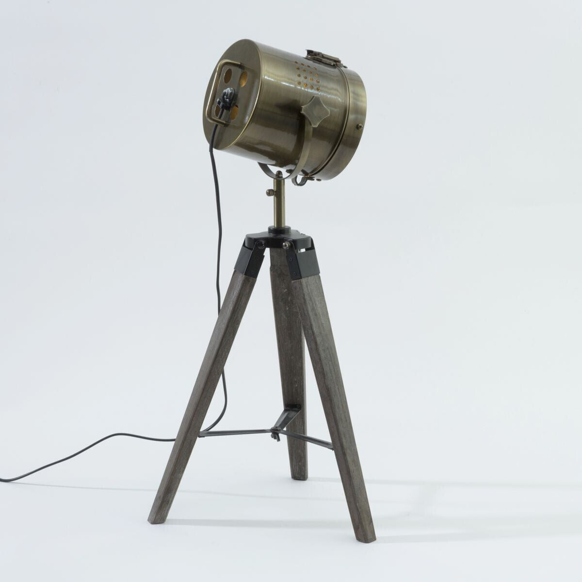 Desk Projector Lamp Adjustable Focused Beam Brass or Chrome Finish