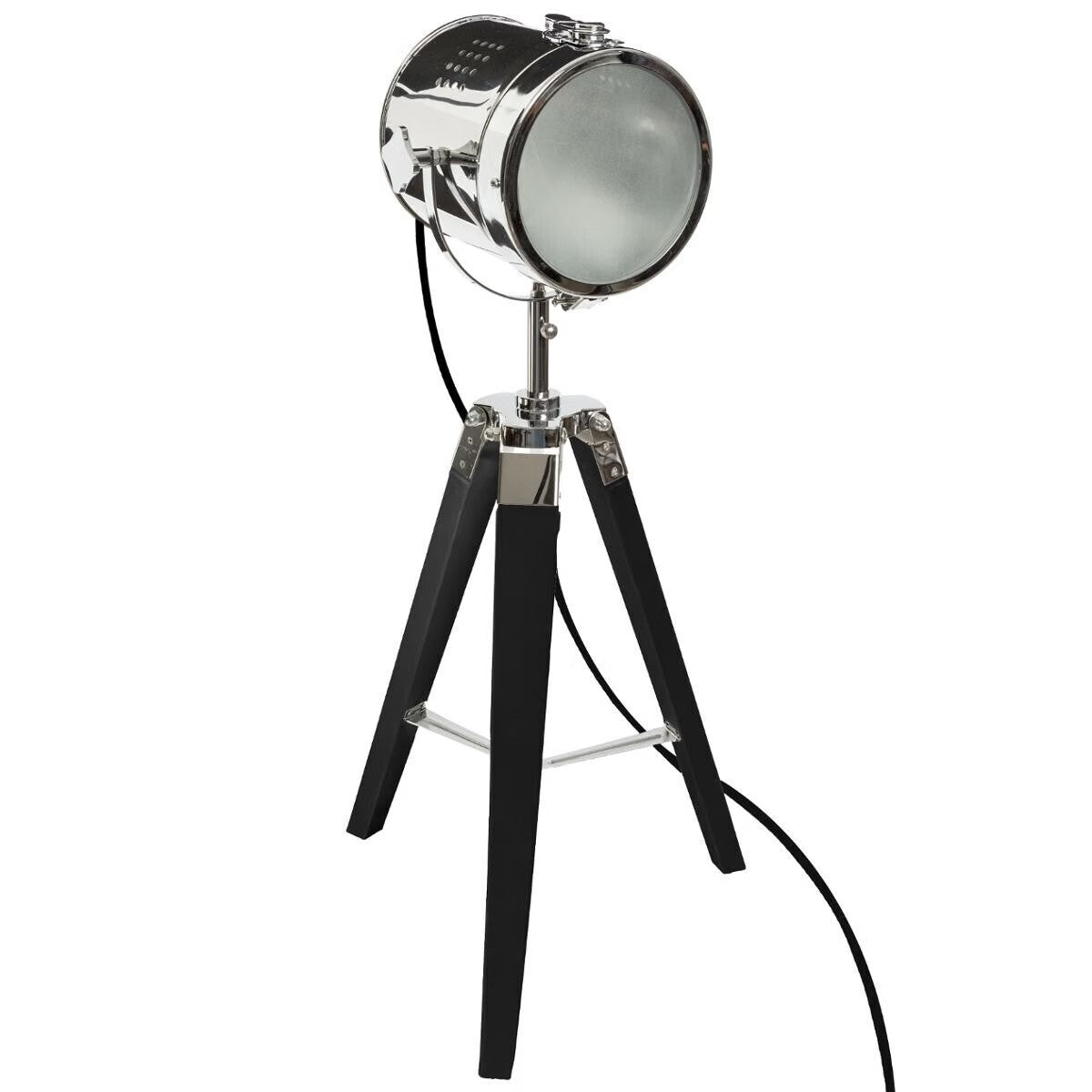 Desk Projector Lamp Adjustable Focused Beam Brass or Chrome Finish