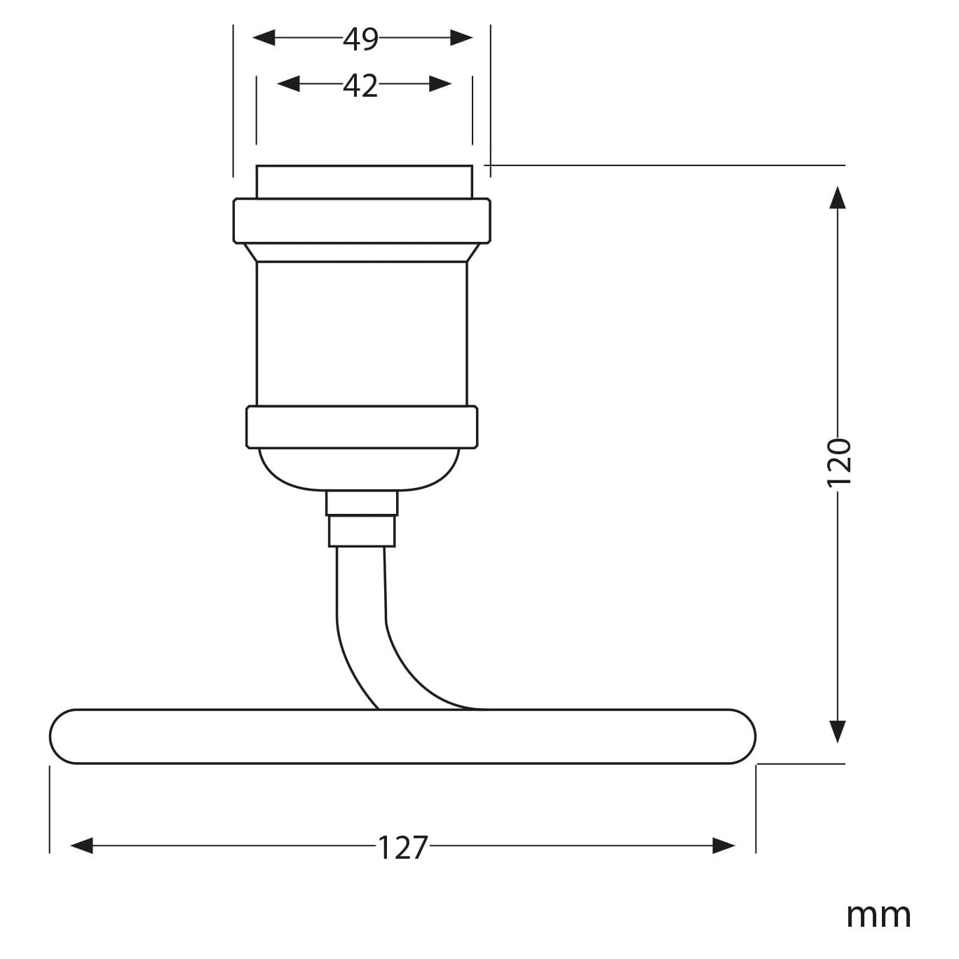 Bronze Desk Lamp Aluminium Body E27 Max 40W On/Off Switch