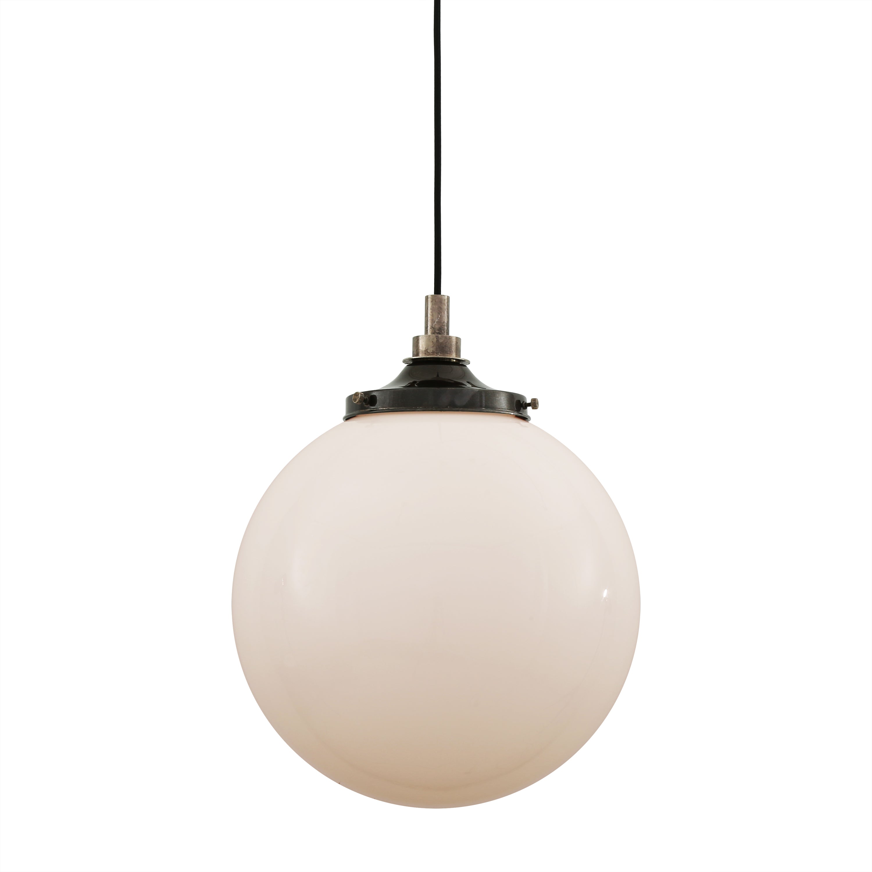Opal Glass Globe Pendant Light IP44 Brass Gallery 20–35cm 7 Finishes