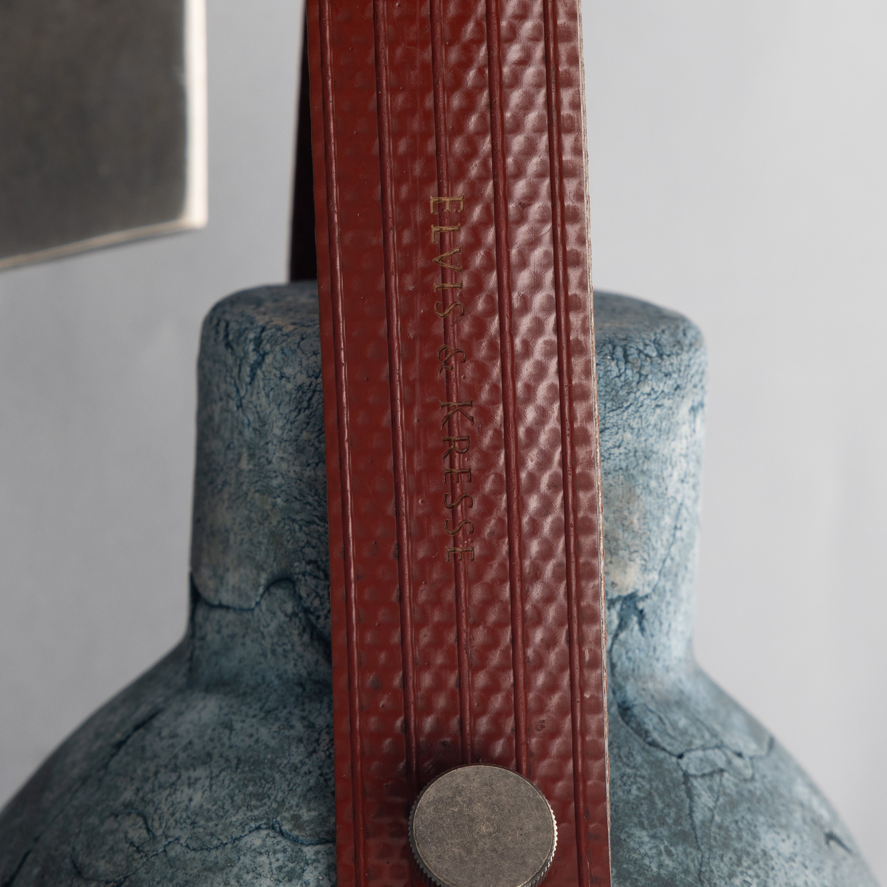 Bell Ceramic Wall Light Fire-Hose Strap E27 H26cm 5 Colours 5 Finishes