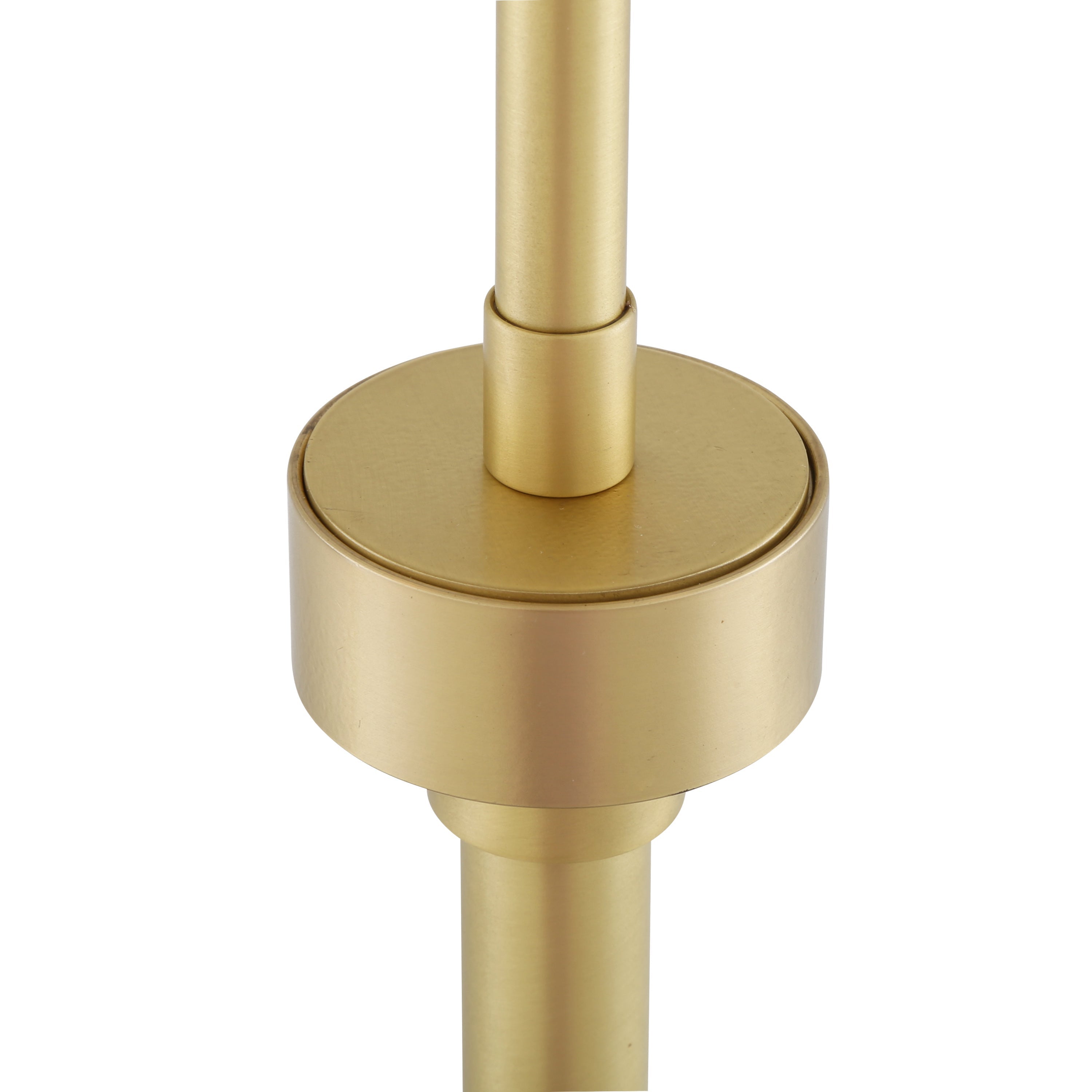Dual Glass Globe Floor Lamp Brass Stem H154cm 2×E27 Plug-In 6 Finishes