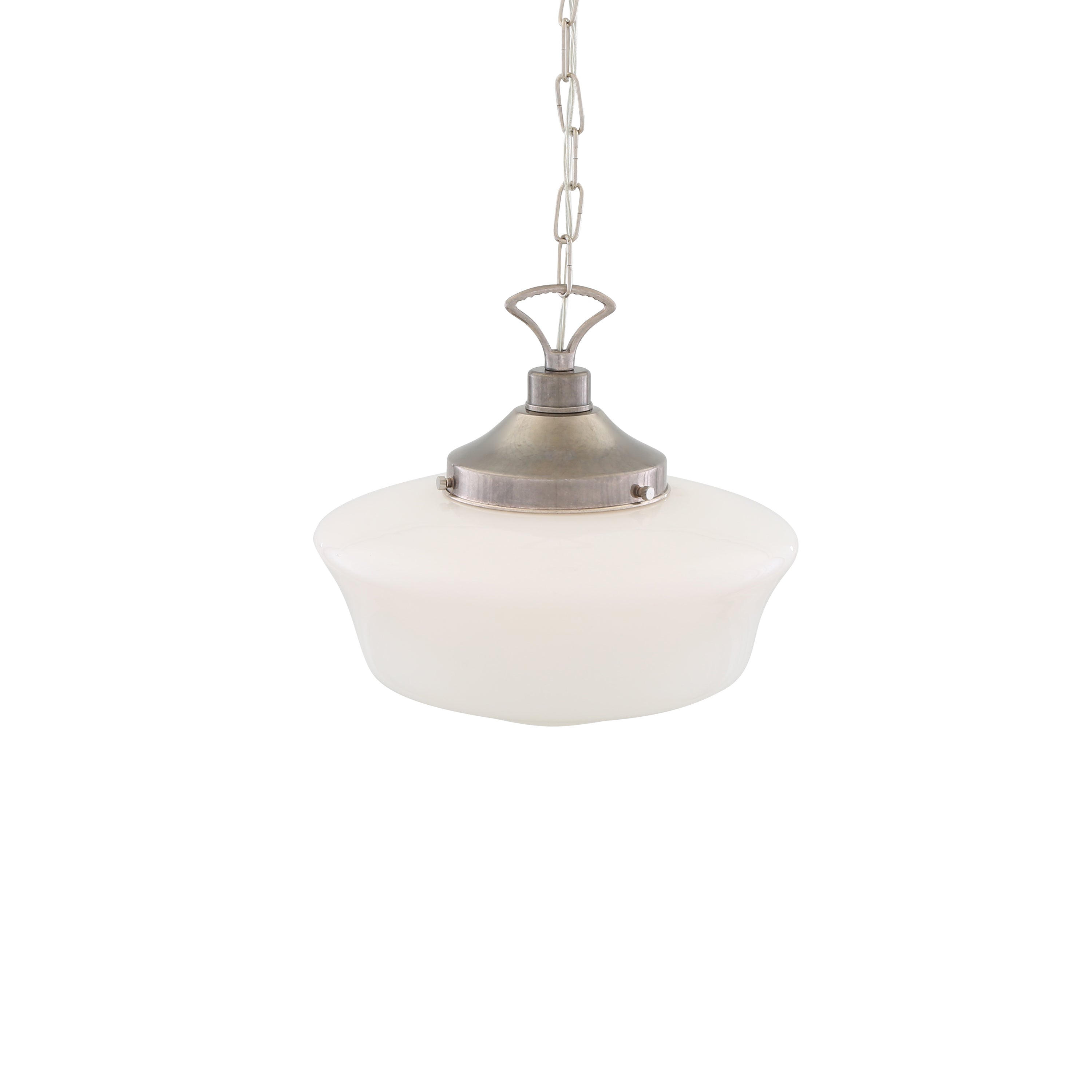 Opal Glass Schoolhouse Pendant Light Ø35cm E27, 6 Finishes