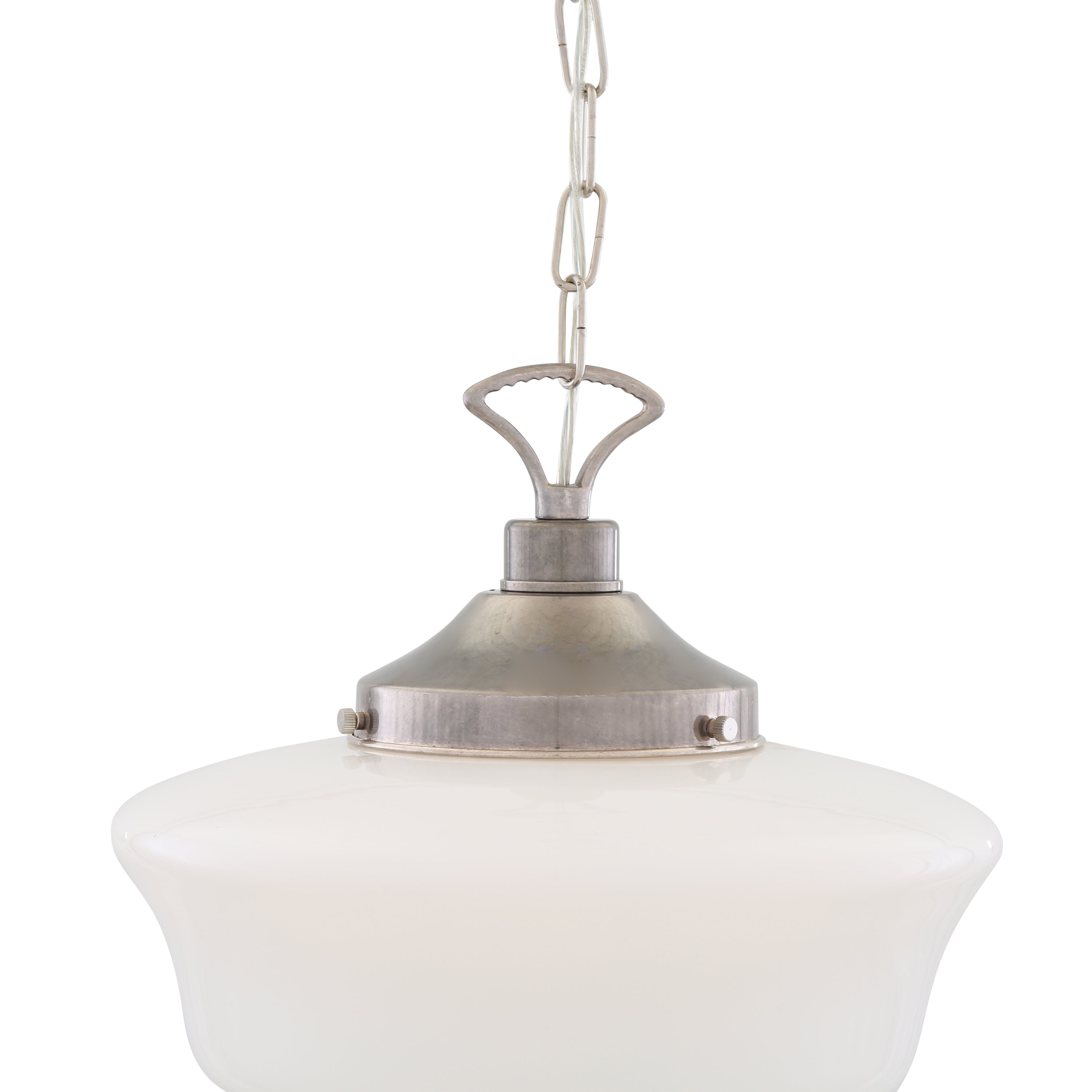 Opal Glass Schoolhouse Pendant Light Ø35cm E27, 6 Finishes