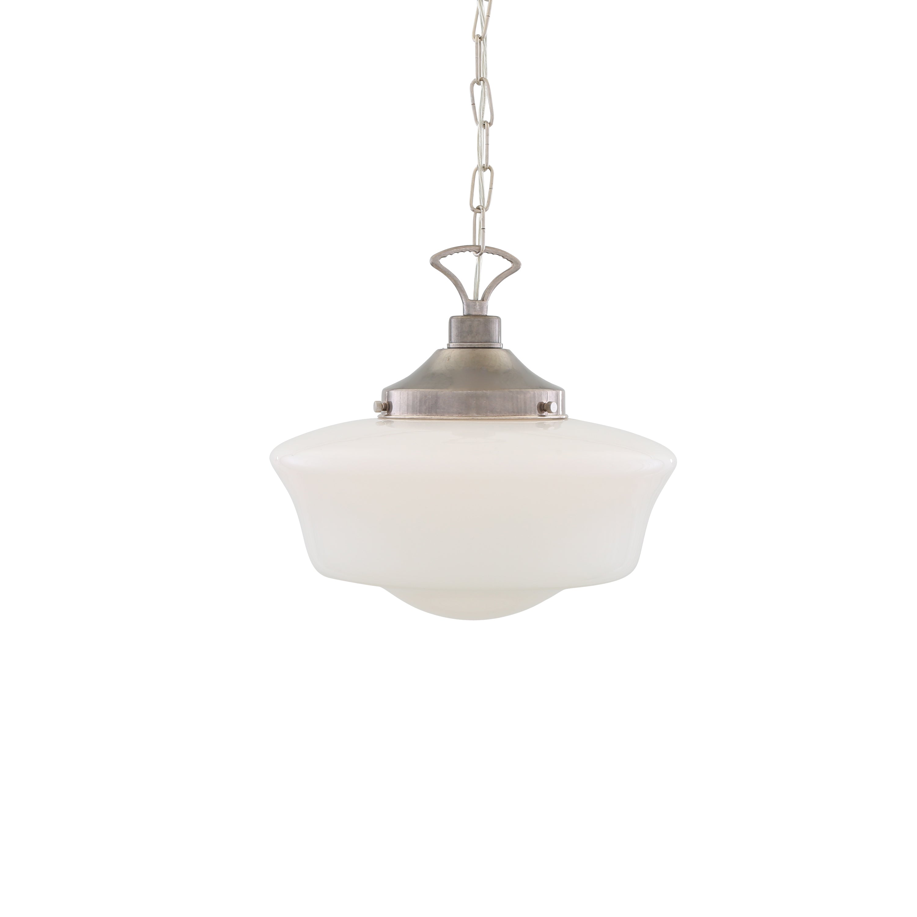 Opal Glass Schoolhouse Pendant Light Ø35cm E27, 6 Finishes