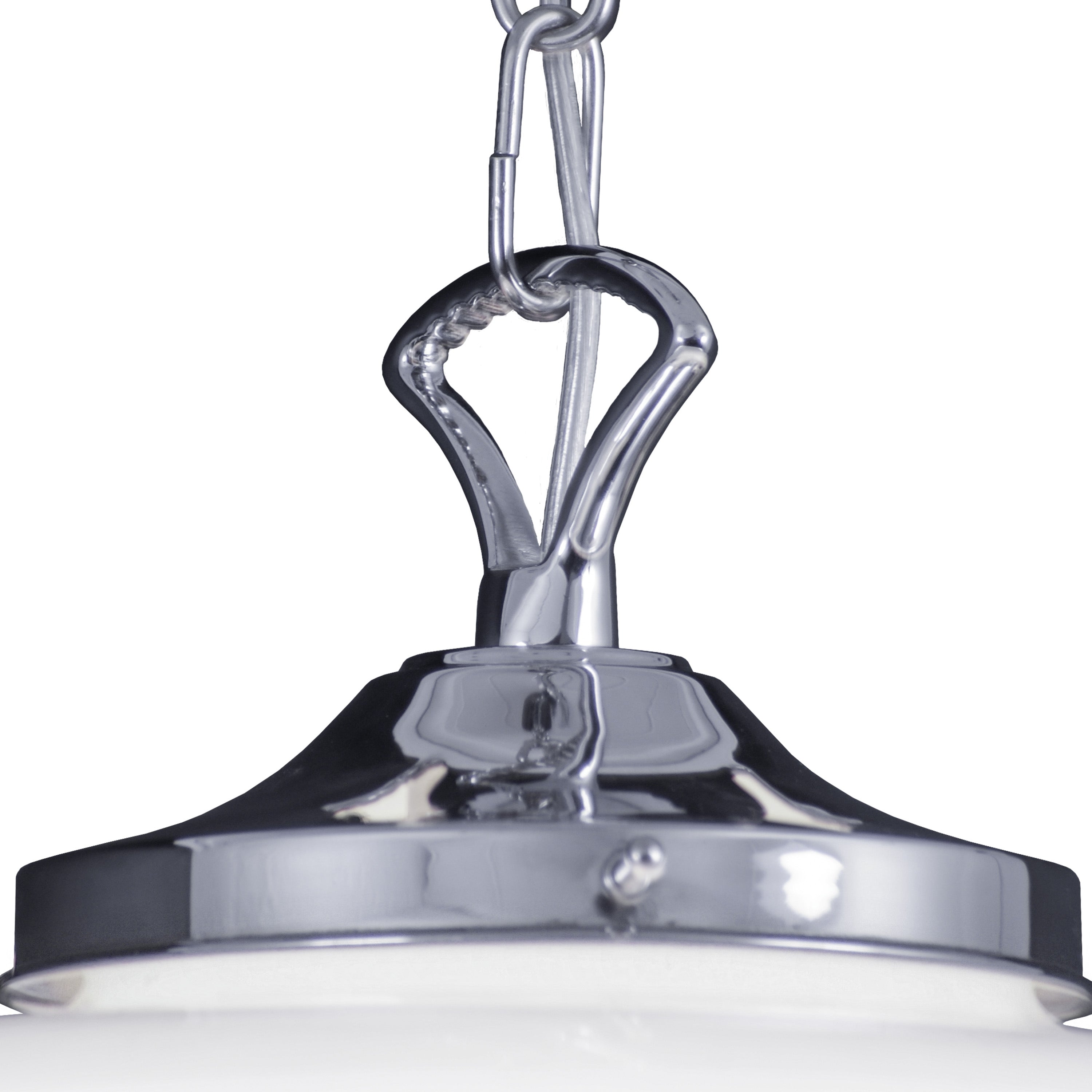 Opal Glass Schoolhouse Pendant Light Ø35cm E27, 6 Finishes