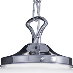 Opal Glass Schoolhouse Pendant Light Ø35cm E27, 6 Finishes