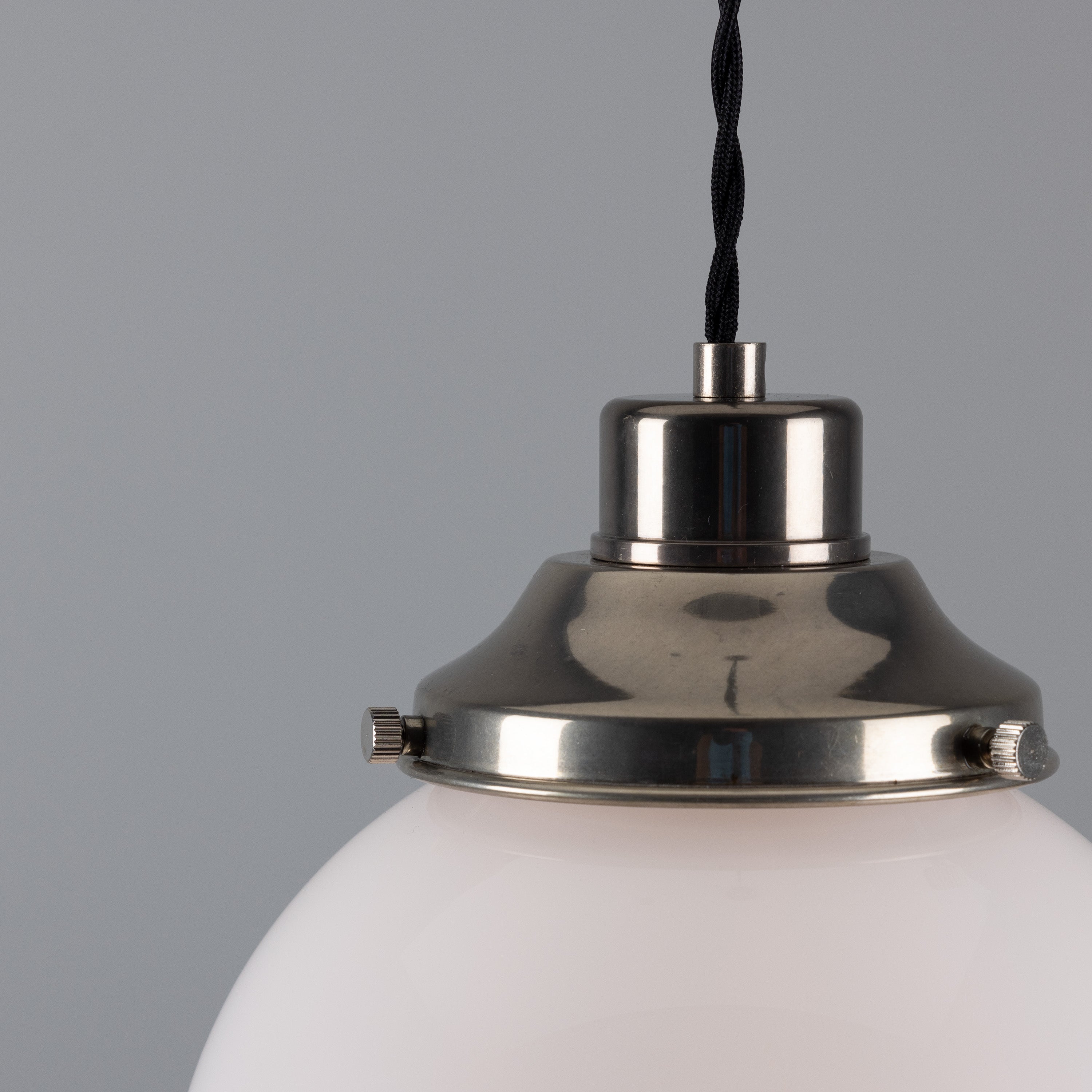 Opal Glass Globe Pendant Light, 20–30cm, 6 Finishes