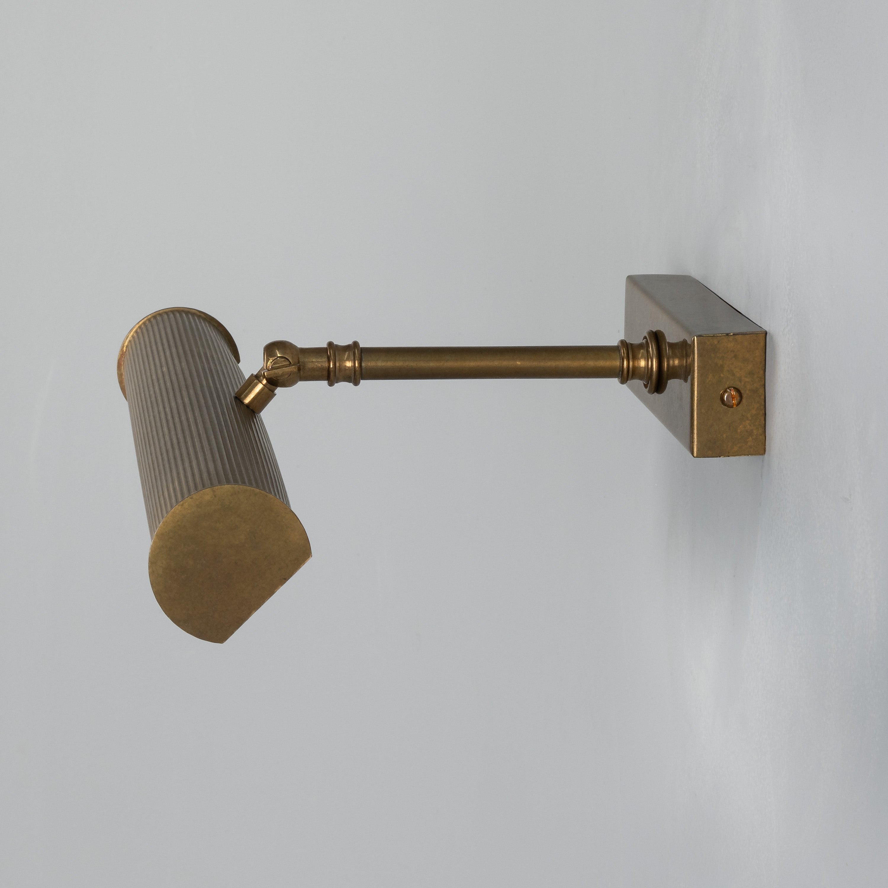 Adjustable Brass Picture Light Cylindrical Shade G9 3 Sizes 6 Finishes