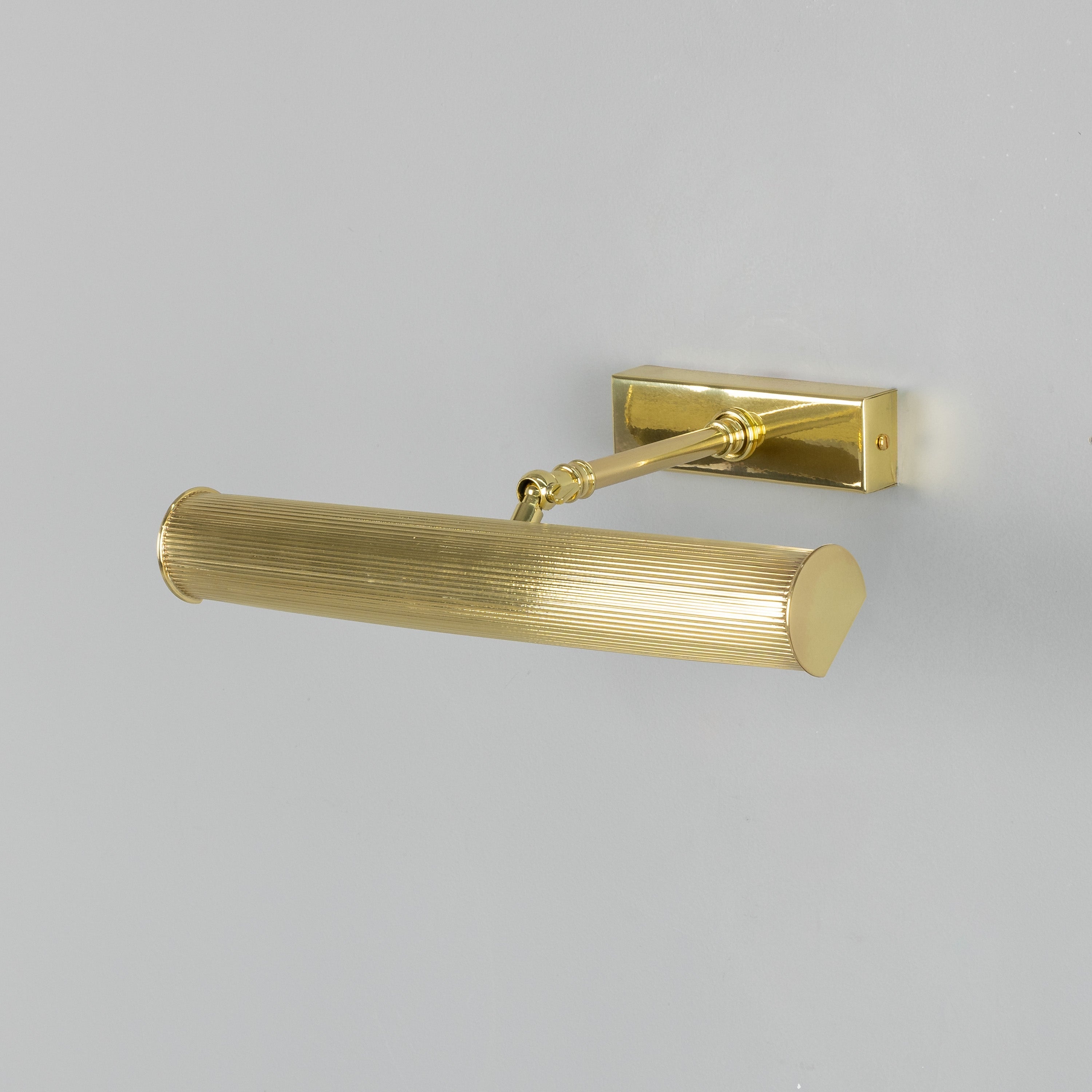 Adjustable Brass Picture Light Cylindrical Shade G9 3 Sizes 6 Finishes