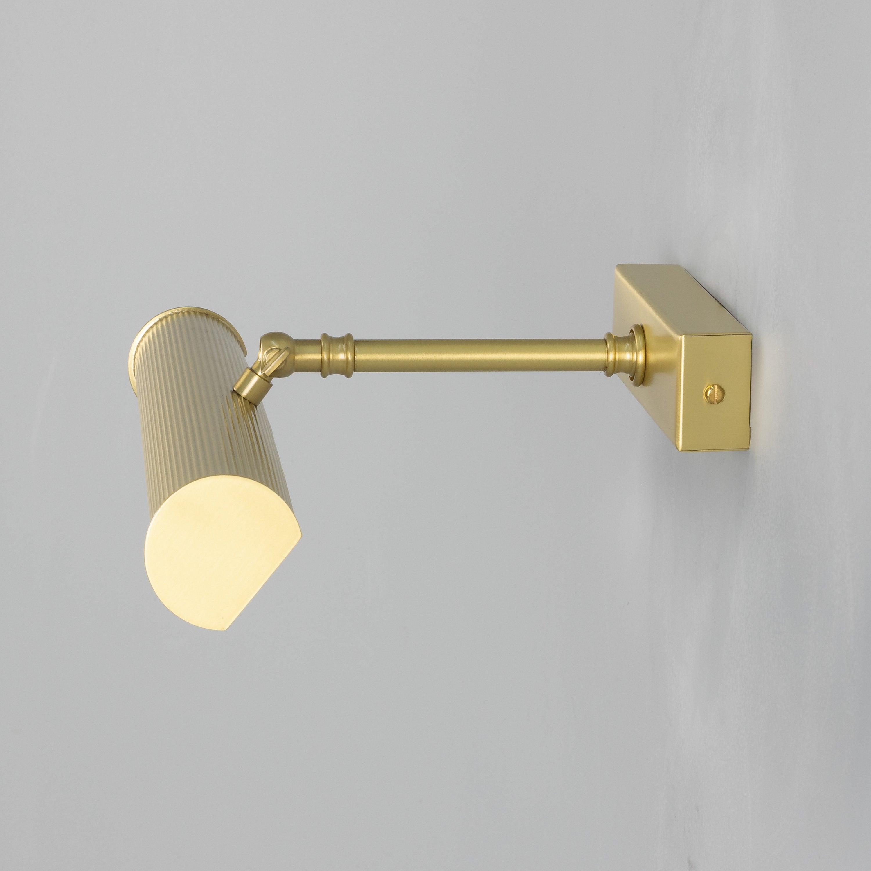 Adjustable Brass Picture Light Cylindrical Shade G9 3 Sizes 6 Finishes