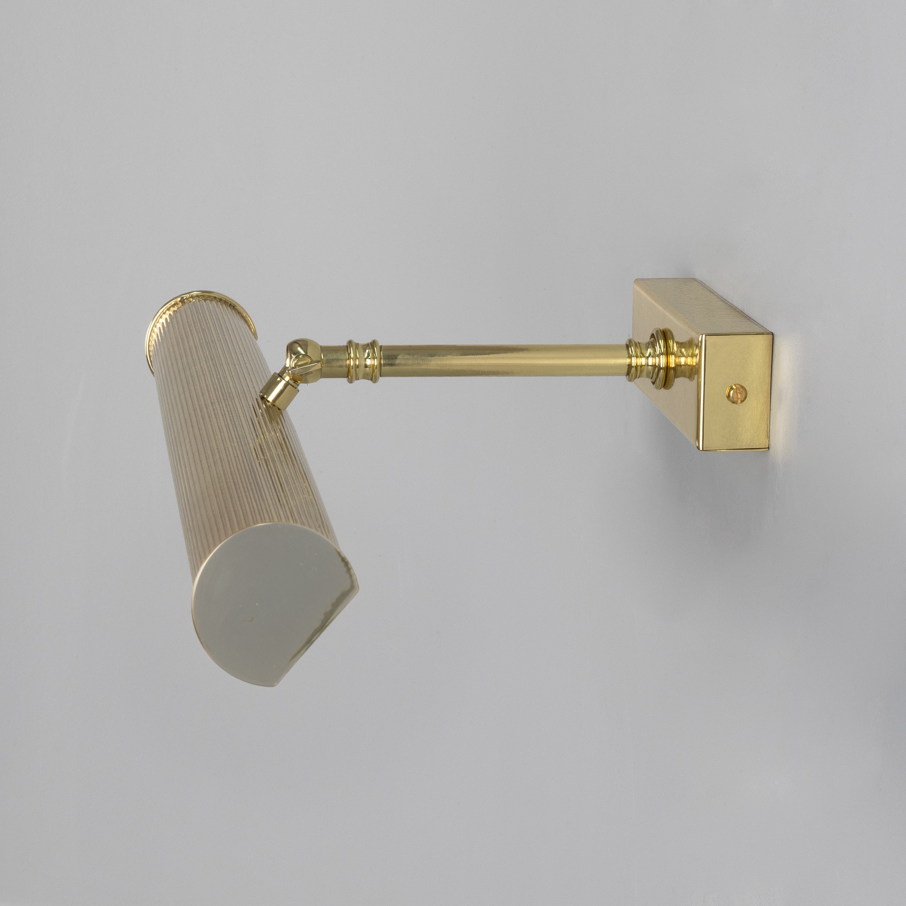 Adjustable Brass Picture Light Cylindrical Shade G9 3 Sizes 6 Finishes