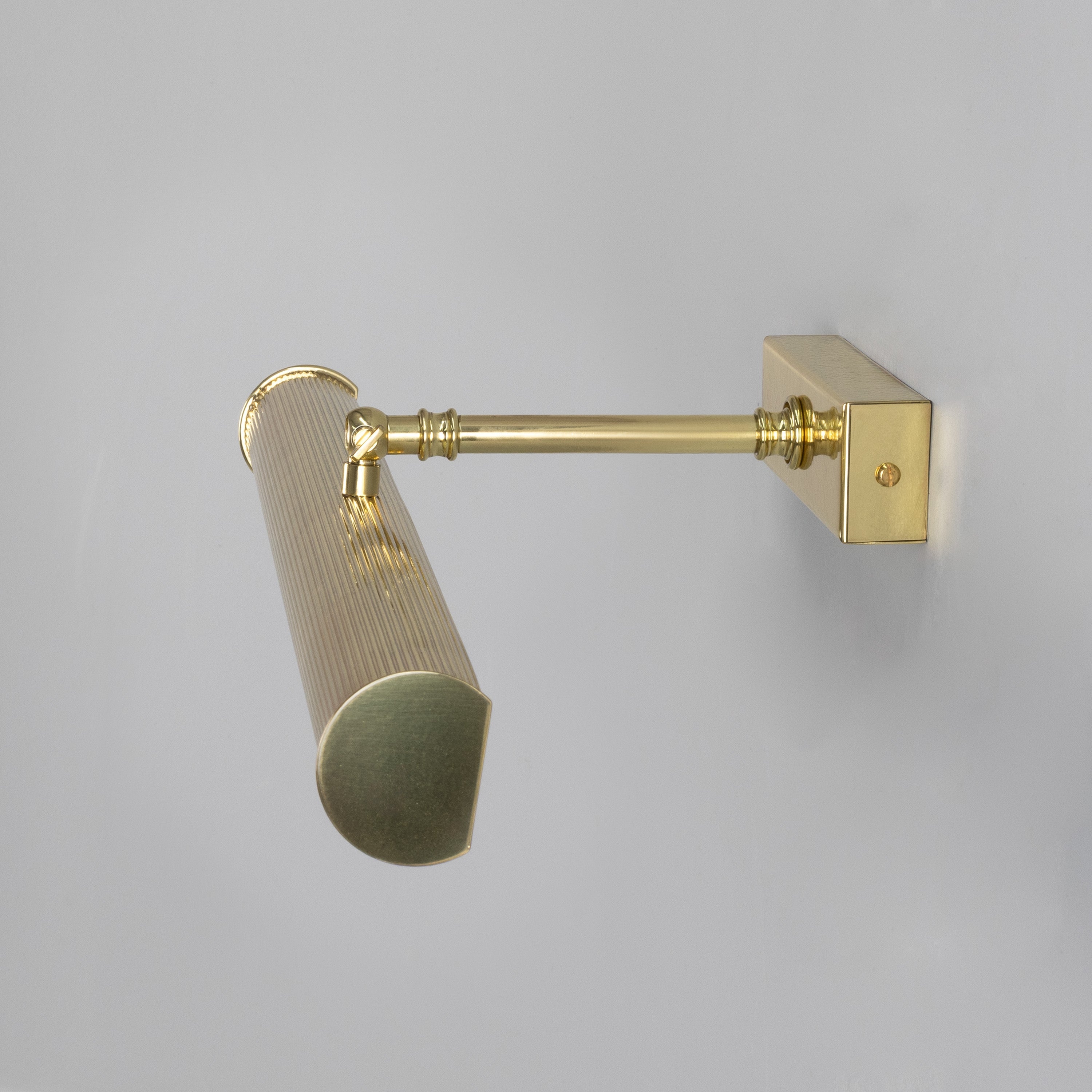 Adjustable Brass Picture Light Cylindrical Shade G9 3 Sizes 6 Finishes