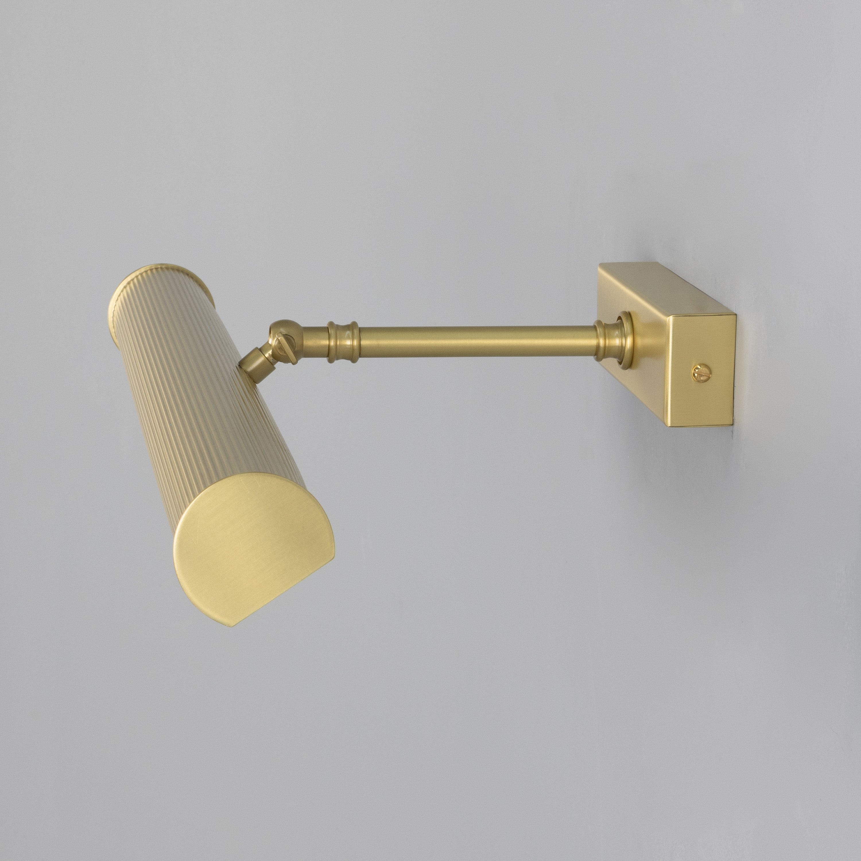 Adjustable Brass Picture Light Cylindrical Shade G9 3 Sizes 6 Finishes