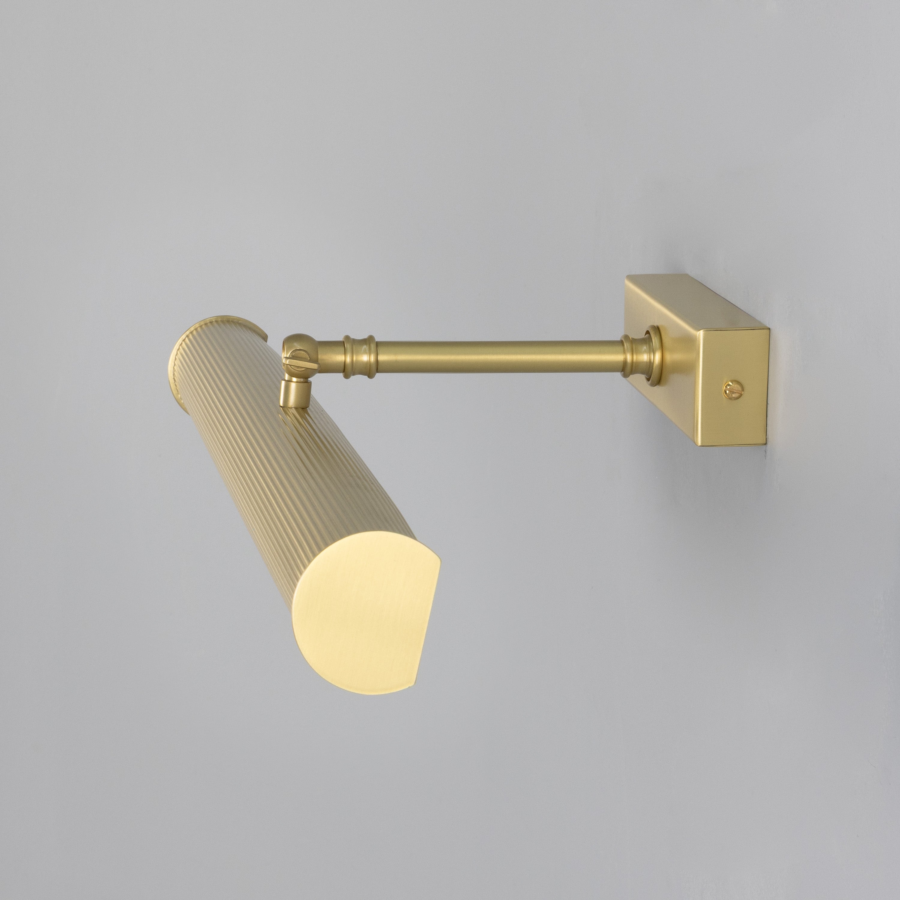 Adjustable Brass Picture Light Cylindrical Shade G9 3 Sizes 6 Finishes