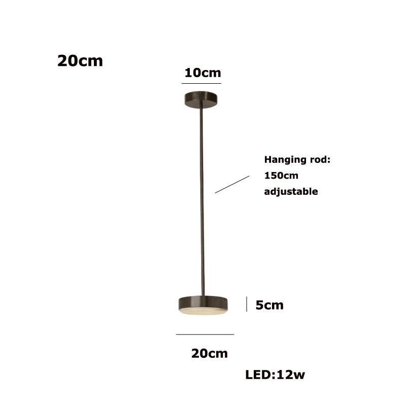 Marble & Metal Pendant Light LED IP65 — Gold & Black, S to XL