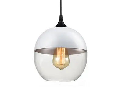Modern Nordic Glass Pendant Light E27 4 Shapes