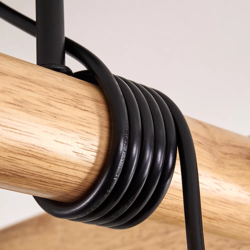 Ladder Ceiling Light Iron Wood 4×E27 60W Dimmable Simple or Diamond