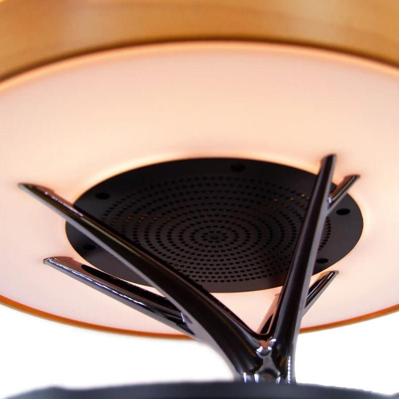 Horizon Round Bedside Lamp Bluetooth Speaker Wireless Charger Dimmable Touch