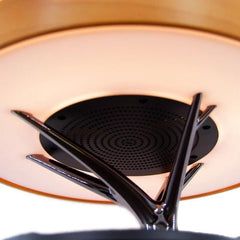Horizon Round Bedside Lamp Bluetooth Speaker Wireless Charger Dimmable Touch