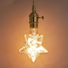 Star Spiral Filament LED Bulb E27 4W 2700K Vintage Edison