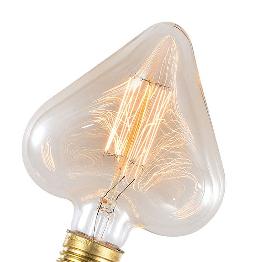 Vintage Filament Bulb E27 40W Edison Heart