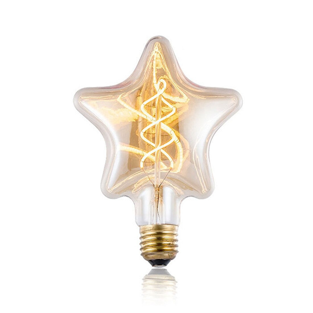 Star Spiral Filament LED Bulb E27 4W 2700K Vintage Edison