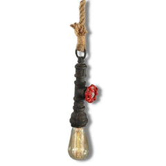 Industrial Hemp Rope Pendant Light E27 — 6 Colours