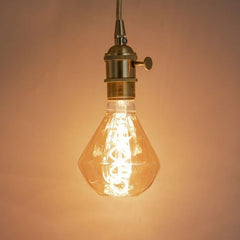 Diamond Spiral Filament LED Bulb E27 4W 2700K Vintage