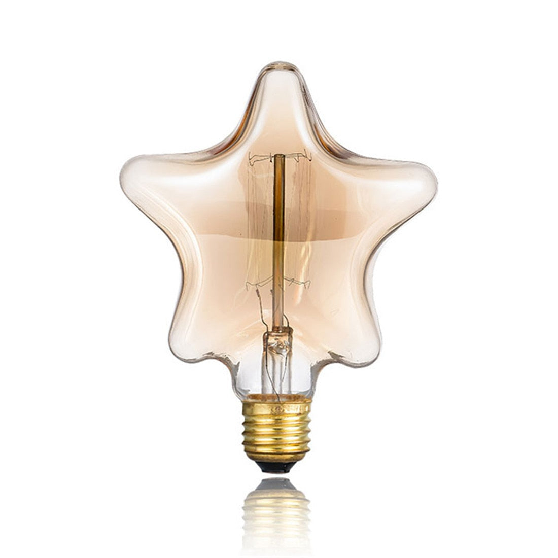 Star Filament Bulb E27 40W Tungsten 2700K Vintage Edison