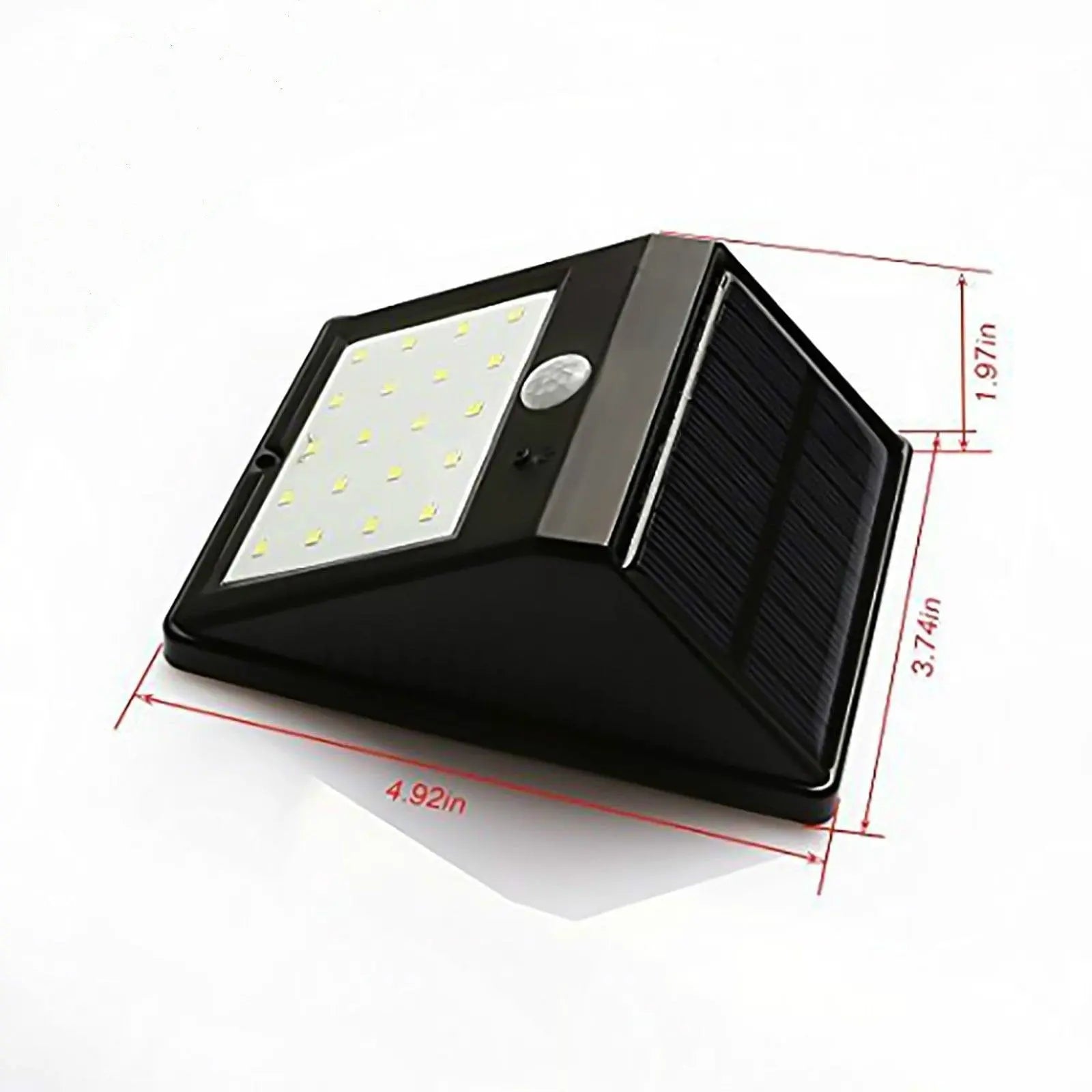Solar Motion Sensor Wall Light 20 LED IP44