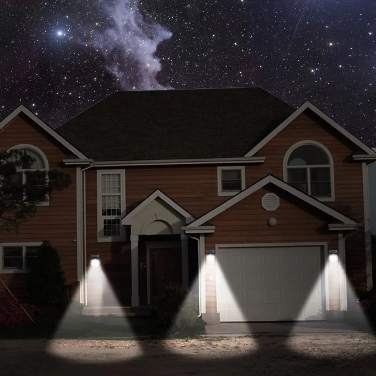 Solar Motion Sensor Wall Light 20 LED IP44