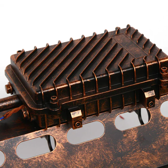 Industrial Pendant Light Bar Iron Perforated E27