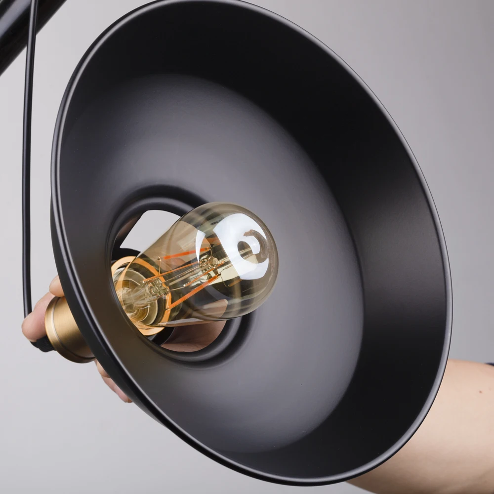 Chic Black Industrial Pendant Light