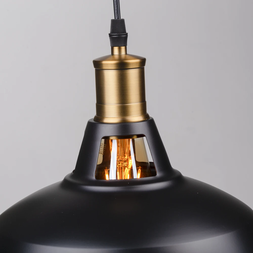 Chic Black Industrial Pendant Light