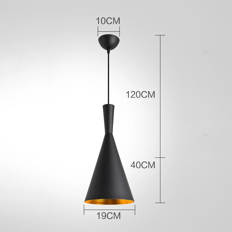 Conical Industrial Pendant Light