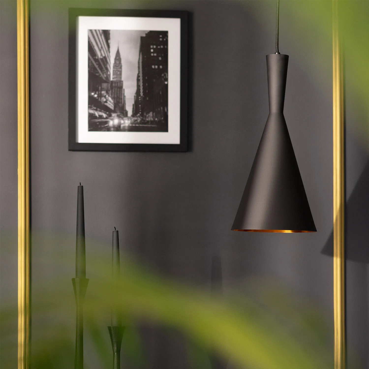 Conical Industrial Pendant Light
