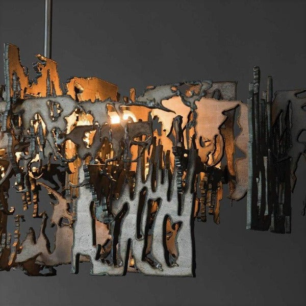 Industrial Iron Bar Pendant Light E14 — 80cm or 120cm