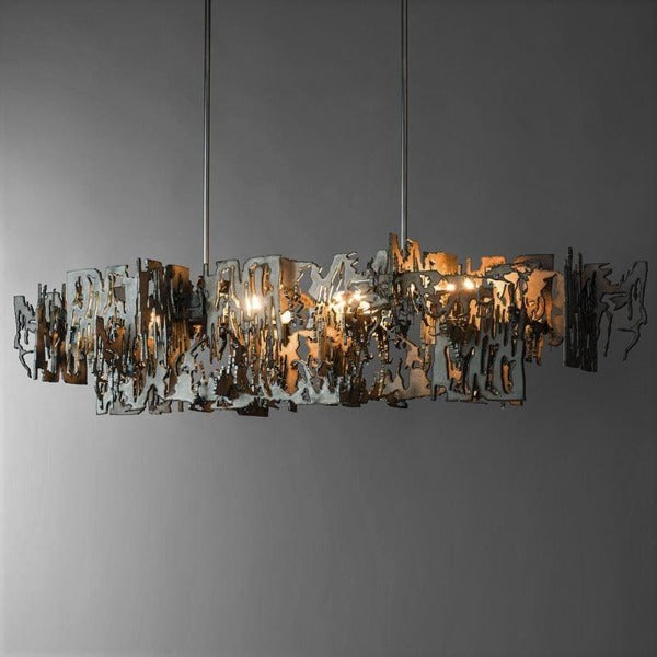 Industrial Iron Bar Pendant Light E14 — 80cm or 120cm