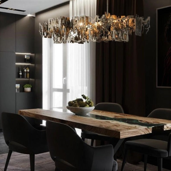 Industrial Iron Bar Pendant Light E14 — 80cm or 120cm