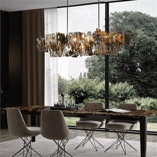 Industrial Iron Bar Pendant Light E14 — 80cm or 120cm