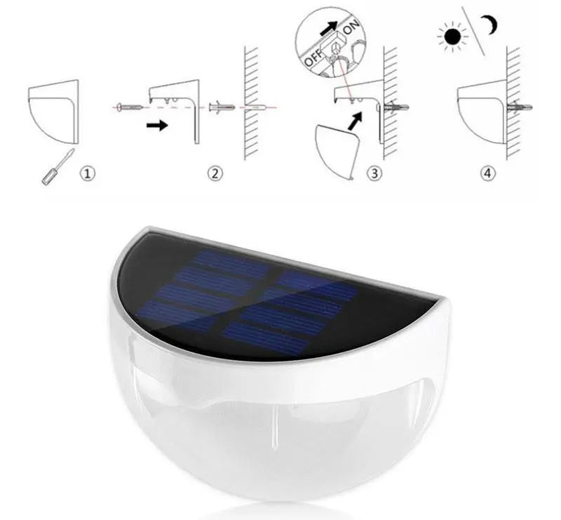 Solar LED Outdoor Wall Light