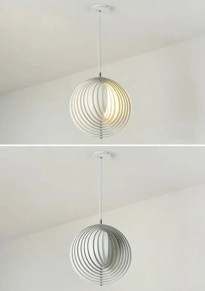 Modern Vintage Pendant Light Wood Iron E27 35–43 cm