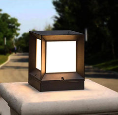 Nordic LED Cube Lamp IP65 Outdoor Solar or Cable
