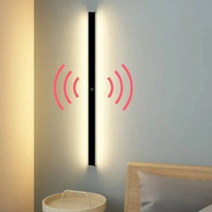 Outdoor LED Wall Bar Light IP65 — Iron, Motion Sensor, S/M/L